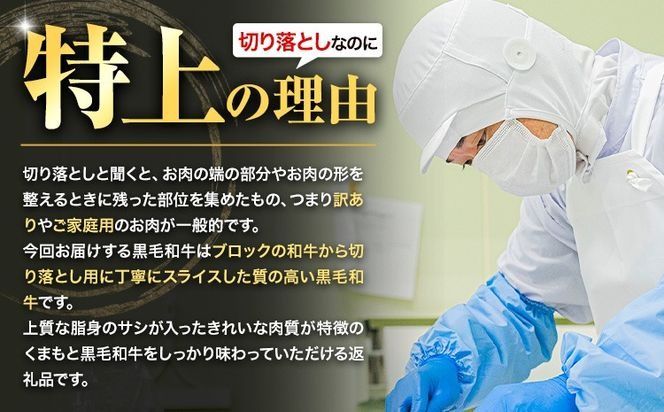 くまもと黒毛和牛 ウデ・モモ 特上 切り落とし 選べる 500g 1000g 1500g 2000g 牛肉 冷凍 《30日以内に出荷予定(土日祝除く)》冷凍庫 個別 取分け 小分け 個包装 モモ スライス 肉 お肉 しゃぶしゃぶ すき焼き A5 A4---oz_fkkgmur_30d_r7_10000_500g---