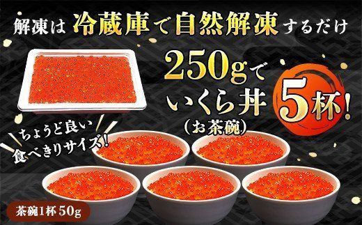 【CF】いくら醤油漬け 250g ×1箱