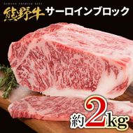 熊野牛 サーロインブロック 約2kg