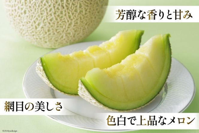 【期間限定発送】【CF01】AB053 その道一筋の生産者がじっくり丁寧に育てた　マスクメロン 特選大玉桐箱
