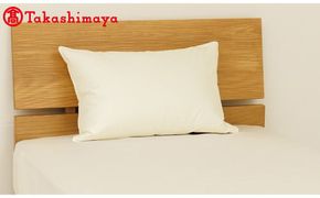 〈富士新幸〉43×63cm ダウンピロー　ポーランドホワイトグース ダウン90%（450g）【高島屋選定品】 【1793】