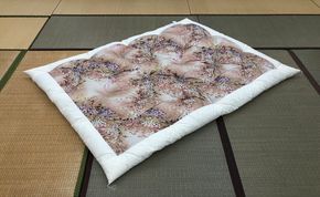 極上純綿もめん布団「掛ふとん」（赤色1枚・青色1枚）掛け2枚【CW08W1】