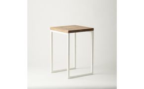 マキヅ家具 槙塚鉄工所 Mashikaku stool 白 372013_GL072