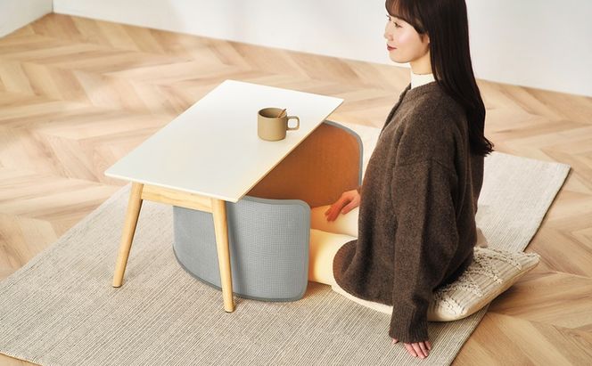 ぐるポカパネルヒーター APH-R12B-LH ライトグレー パネルヒーター 足元 デスクヒーター アイリスオーヤマ 小型 コンパクト パーソナル暖房 こたつ ミニこたつ パーソナルこたつ 遠赤外線 足元暖房 省エネ 節電 無音 無風