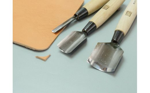 レザークラフト 角丸 5本組