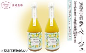 桃 の お酒 ラ・ペーシュ 黄金桃 500ml×2本 セット 岡山 赤磐市産 果物 フルーツ ピーチ リキュール 洋酒 フルーツのお酒 桃のリキュール 