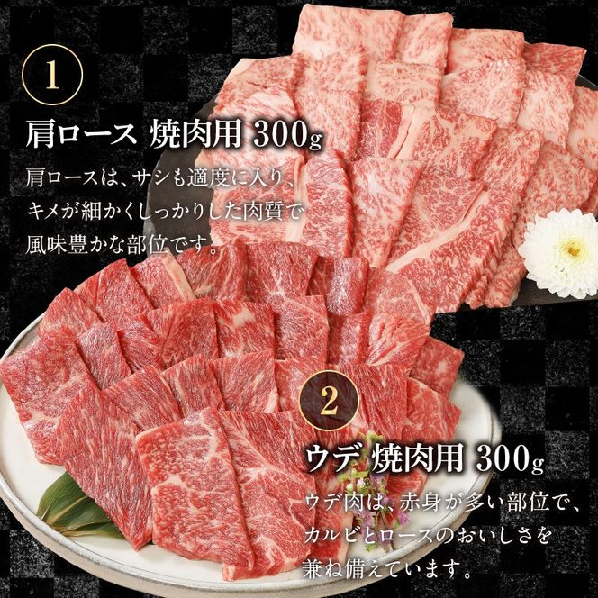 宮崎牛4種食べ比べ焼肉1.2kg N0147-YC233