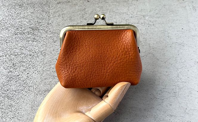 本革 がま口小物入れ 栃木レザー ファッション小物 革小物 シンプル コンパクト 大容量 クレジットカード 小銭入れ 薬入れ イヤホン入れ 
