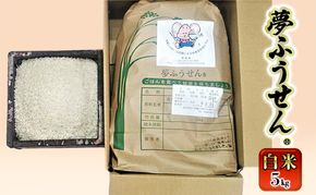 輪之内町産　夢ふうせん(R)　白米5kg