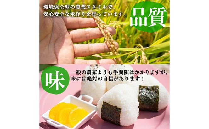 特別栽培米！川崎さん自慢のなつほのか 白米 (4.5kg×2袋・計9kg)  b0-221
