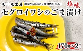 地元で50年続く鮮魚店が作る、珍しい九十九里産セグロイワシのゴマ漬け（塩味） ふるさと納税 人気 おすすめ ランキング イワシ 鰯 魚 鮮魚 海鮮 ゴマ漬け 加工品 惣菜 千葉県 山武市 送料無料 SMBL002
