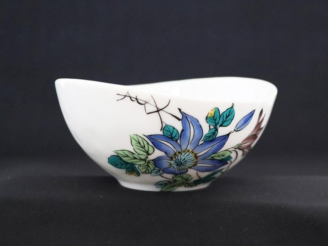 九谷焼　3.5号小鉢揃　鉄仙 （5枚セット）a01 食器 キッチン雑貨 キッチンアイテム 雑貨 小物 お皿 食卓 テーブルコーディネート 