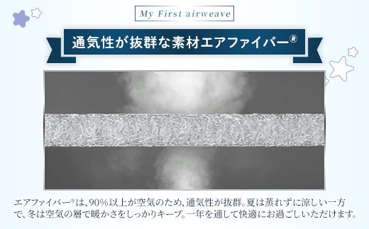エアウィーヴ airweave for new mother シングル | 妊娠 出産 産前 産後 マタニティ 腰痛 防水 日本製 寝具 高反発 洗える エアファイバー マットレス 敷布団 エアウィーブ