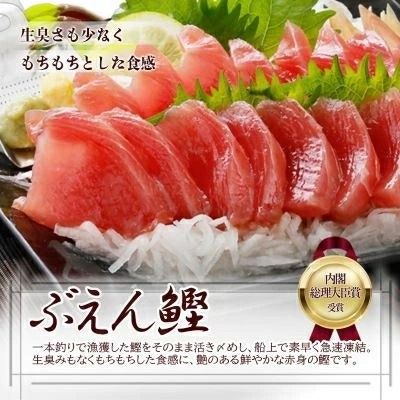 枕崎ぶえん鰹　(活き〆かつお)血合い抜き刺身 1kg A3-143【1166321】