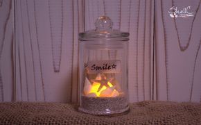 シェルランプ　【Smile】 雑貨 日用品 インテリア 貝殻のランプ 灯り 手づくり 