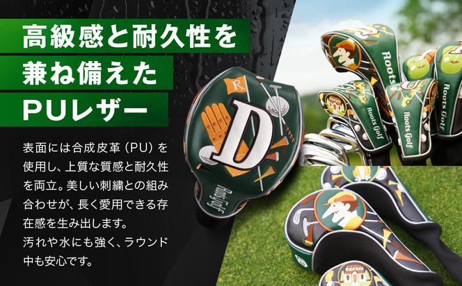 【ルーツゴルフ】ルーツストーリー ヘッドカバーVer.4(ドライバー用)｜京都 ゴルフアイテム 人気ブランド［ 京都 ゴルフブランド 世の中で一番飛ぶクラブを作りたい ヘッドカバー ドライバー 人気 おすすめ ゴルフ 飛距離 スコア スポーツ アウトドア 通販 送料無料 ふるさと納税 ］ 261009_A-AX058