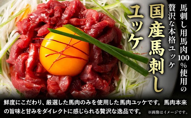 馬刺し 熊本県産 馬刺し ユッケ ネギトロ 食べ比べ セット 道の駅竜北《30日以内に出荷予定(土日祝除く)》 熊本県 氷川町 肉 馬肉 国産 ユッケ 馬 ふじ馬刺し セット 食べ比べ---sh_fyeyknt_r7_30d_12500_150g---