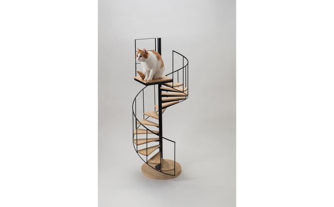 槙塚鉄工所 La.旋 -猫-（黒） 372013_GL049