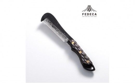 【FEDECA】鍛造バトニング鉈 名栗黒檀 001229