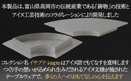 【二風谷アイヌクラフト】イサプテ～扇皿～サラニプ ふるさと納税 人気 おすすめ ランキング アイヌ民芸品 伝統工芸品 皿 器 料理 北海道 平取町 送料無料 BRTA028