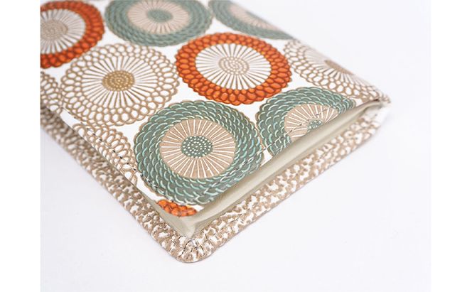 【文庫屋大関】箱まち小銭入れ　笠菊＜若草＞【皮革工芸品】 ファッション小物 財布 民芸品 