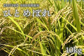 【先行予約】【令和8年産・新米】ひとめぼれ10kg　磐梯町の名水で育ったひとめぼれ　10月上旬発送　会津産　磐梯町産　福島県産　精米