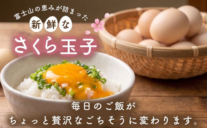純国産鶏さくらちゃんが産んだ桜色のさくら玉子の五分咲き30個◇