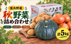 【2026年10月発送】富良野産 野菜 5kgセット じゃがいも ＆ 玉ねぎ ＆ かぼちゃ 3種 詰め合わせ