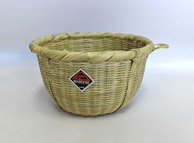 ぶら下げ耳付き！「米研ぎザル 小(3合用)」富士北麓”勝山”スズ竹細工 山梨県認定郷土伝統工芸品 FAA7069