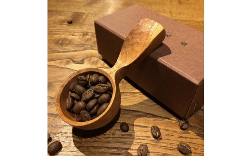手彫りの珈琲さじ(木材:職人おまかせ)【GOOD WOOD WORKS】_HA0044