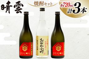 晴雲 武州おがわの焼酎セット [晴雲酒造 埼玉県 小川町 369] お酒 酒粕 粕取焼酎