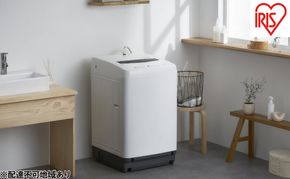 洗濯機 10kg 縦型 大型 全自動洗濯機 ITW-100B01-W ホワイト アイリスオーヤマ シンプル 新生活 一人暮らし 2人暮らし 家族 節水 部屋干しモード タイマー