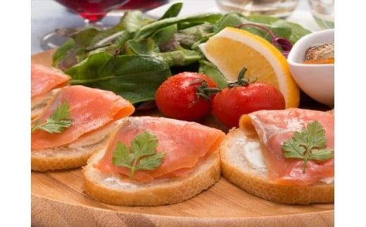 大槌トラウトサーモン冷燻製《中がけ》S 40g×10個セット【0tsuchi00932-202412】