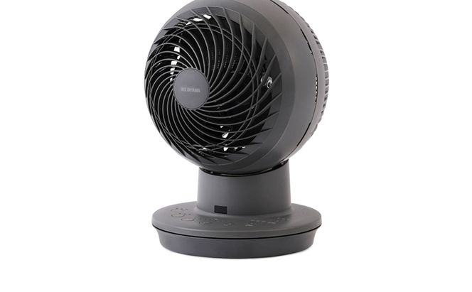 サーキュレーター 扇風機 dcモーター アイリスオーヤマ PCF-SDC15T-EC-AH アッシュグレー 首振り 省エネ dc 28畳 小型 お手入れ簡単 分解 おしゃれ 節電 換気 空気 循環 大風量 上下左右首振り 送風