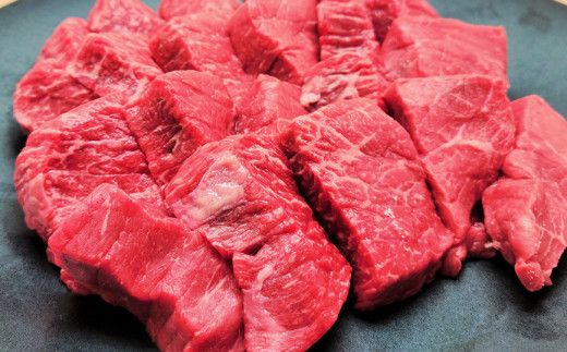 【総本家　肉のあさの】５等級近江牛カットステーキ（もも）【500ｇ】【AE13W】