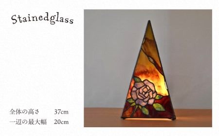 ステンドグラス ランプ SL-9 《糸島》【アトリエエトルリア】照明 インテリア 工芸品[ARF008]
