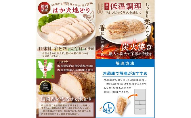 【C-141】鉄板焼きハンバーグ(2種16個)＆はかた地どり炭火焼(1kg小分け)セット