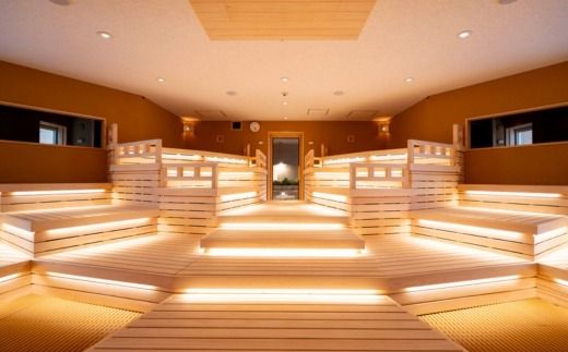 自家源泉の天然温泉 お湯むすび入浴+2Fサウナエリア大人ペア利用券（利用券2枚×1組）