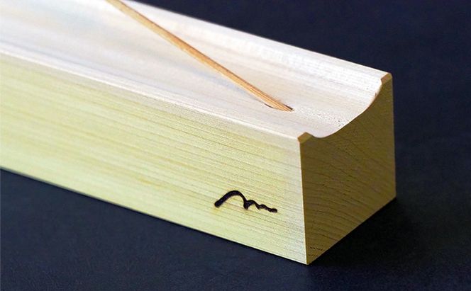 SDGsアイテム 日本一の木造三連太鼓橋 鶴の舞橋 廃材利用返礼品 お香立て カードスタンド ペン立て 3点セット