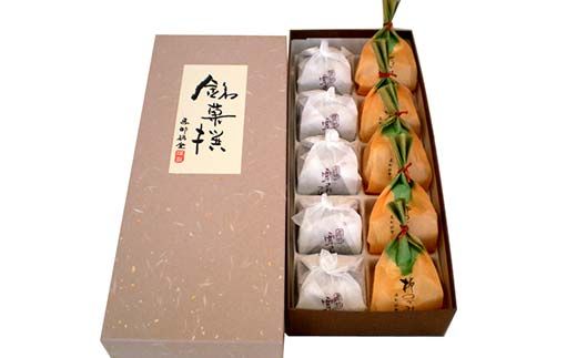 〈御菓子司　恵那福堂〉栗きんつば・柿つづみの詰合せ F4N-2503