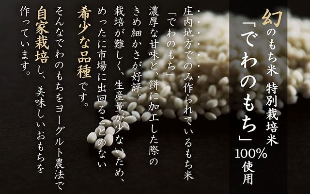 【11月より順次発送】梅木もち屋 米どころの紅白もち 270g×3袋（入金期限：2026.2.20）庄内産『でわのもち』使用 個包装 丸餅