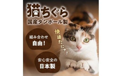 necoie（ネコイエ）　バーチカルルーフ / ホリゾンタルルーフ 【ダンボール製猫ちぐら】 猫 ちぐら ダンボール製 猫ハウス ペット用品 山梨 富士吉田