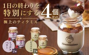 010B2012 【スピード発送】日本一なめらかティラミス 4個セット（ベリー2個/ピスタチオ2個）【御挨拶 ごあいさつ ギフト 記念日 卒業 入学 プレゼント 贈り物】