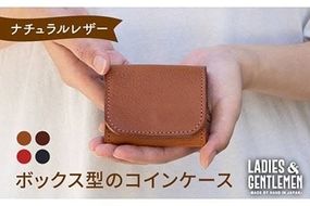 ボックス 型 の コインケース 《糸島》【LADIES&GENTLEMEN】 革製品 革財布 サイフ [ADK022]