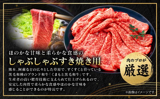 【A4～A5ランク】 【厳選部位】 くまもと黒毛和牛 サーロイン しゃぶしゃぶ すき焼き用 300g （300g×1パック） 和牛 牛肉 お肉 黒毛和牛 鍋 冷凍 おかず 熊本県 八代市