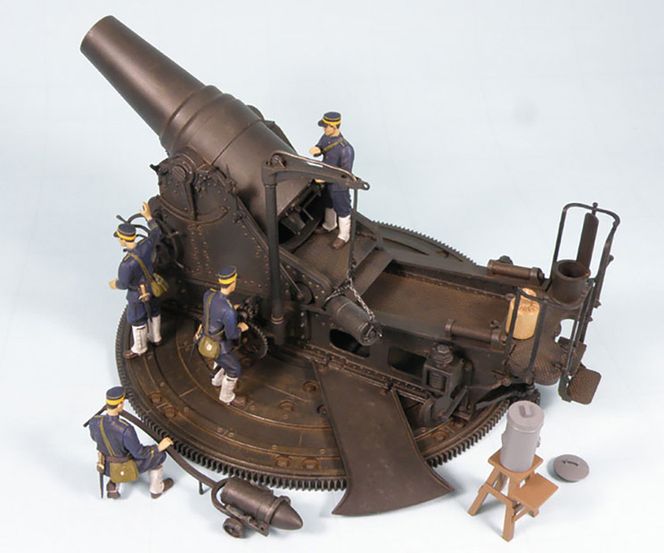 【G44】1/35 日本陸軍 二十八糎榴弾砲（砲兵4体付） 141305_MD14