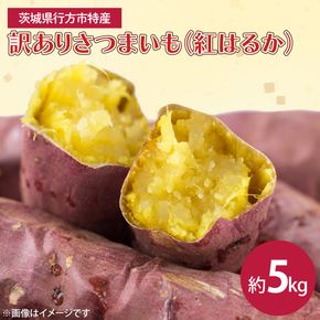 茨城県産 紅はるか 訳あり サイズミックス　約5kg｜訳あり わけあり 訳アリ さつまいも サツマイモ さつま芋 紅はるか べにはるか 芋 いも 茨城県産 行方市(FU-1)