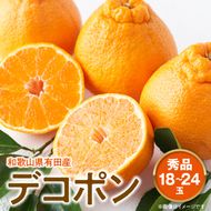 【2027年先行予約】デコポン 秀品 18玉～24玉 和歌山県有田産_U6300