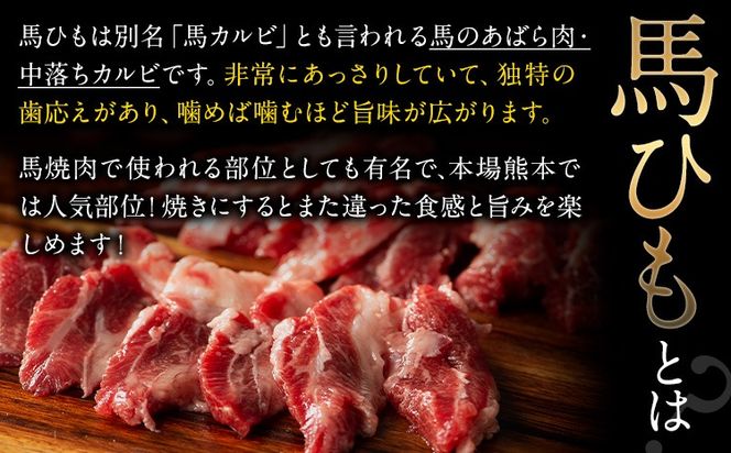 馬ひも 馬刺し用 320g (80g×4袋) 《30日以内に出荷予定(土日祝除く)》 熊本県 氷川町 肉 馬ひも 馬肉---hkw_26_lcl_49_320g---
