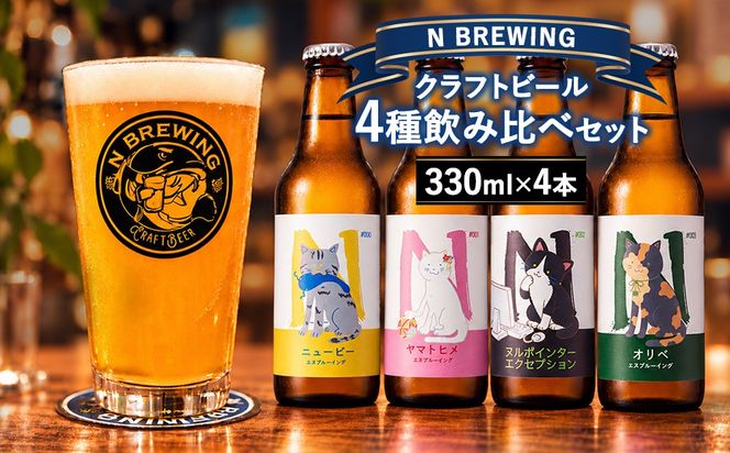 クラフトビール 4本セット | クラフトビール ビール 地ビール 酒 お酒 飲み比べ ギフト プレゼント 贈り物 家庭用 自宅用 送料無料 人気 岐阜 瑞穂市 みずほビアワークス